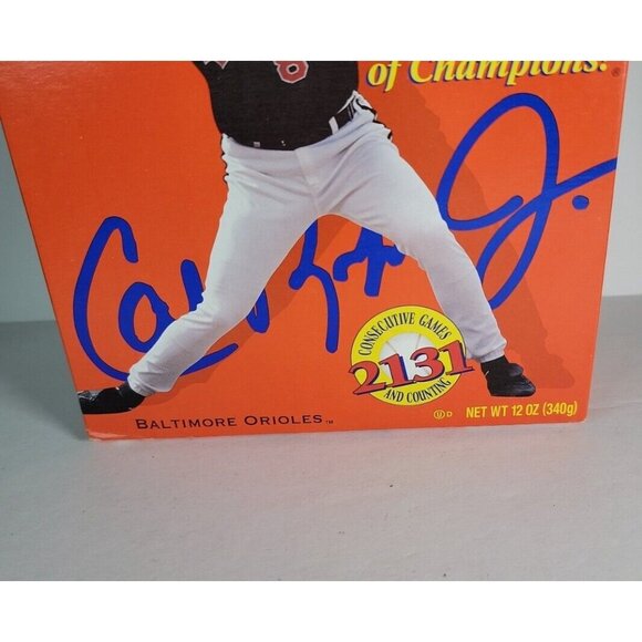 1995 Cal Ripkin Jr. Wheaties Box sealed Baseball 2132 Consecutive Games Counting - Picture 3 of 11